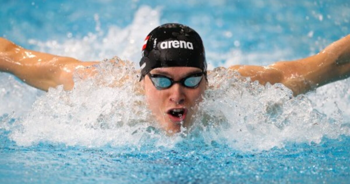 Österreichischer Schwimmverband Staber im 200 Schmetterling Semifinale