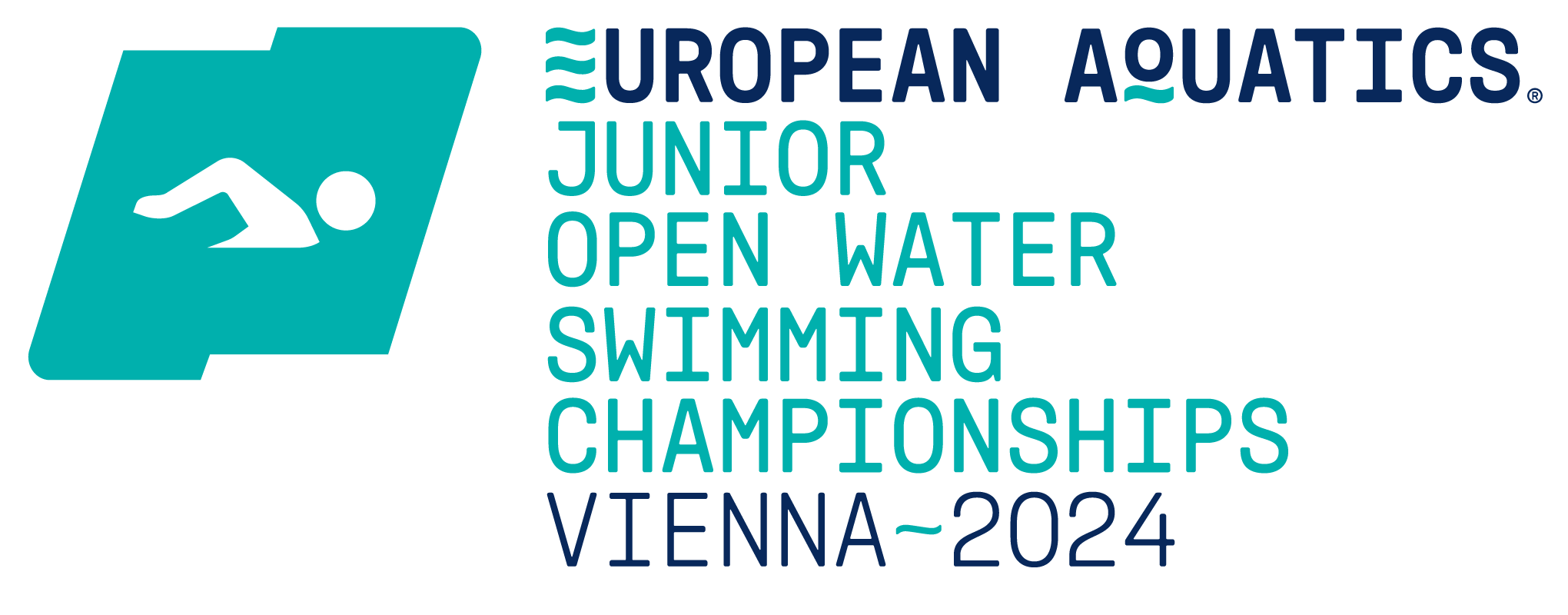 Logo: European Aquatics - Junior European Open Water Swimming Championships 2024
